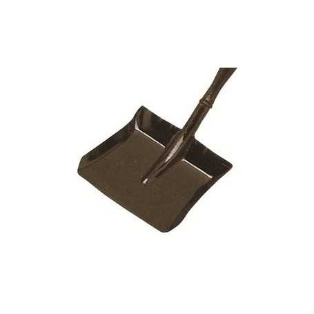 Metal dustpan-standard-wooden handle