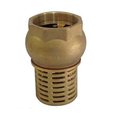 Brass bottom valve-2" - c / check