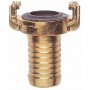 Quick coupling - mm.12 - brass p/rubber