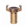 Quick coupling - mm.15 - brass p/rubber