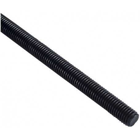 High resistance threaded bar - diam. 10 - 8.8 - black