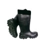 Black safety worker boot - size 42 - super light polyurethane