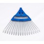 Professional leaf broom - rod teeth - angelo bergamasco