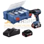 Screwdriver drill bosch - gsr 18v-55 - 2x4.0ah pick&click