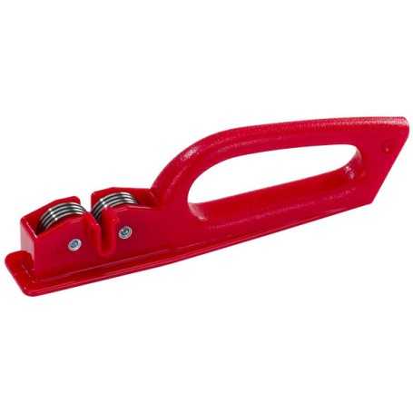 Diamant original knife sharpener - on wheels - red body