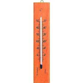 Moller wood thermometer - natural - rectangular