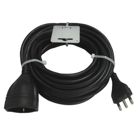 Linear extension cord - mt.10-3x1 - black