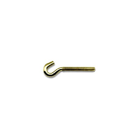 Screw with galvanized hook - m. 6 - l mm.81