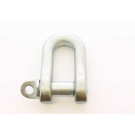 Galvanized shackle - n. 5 3 / 16 - wide right-25