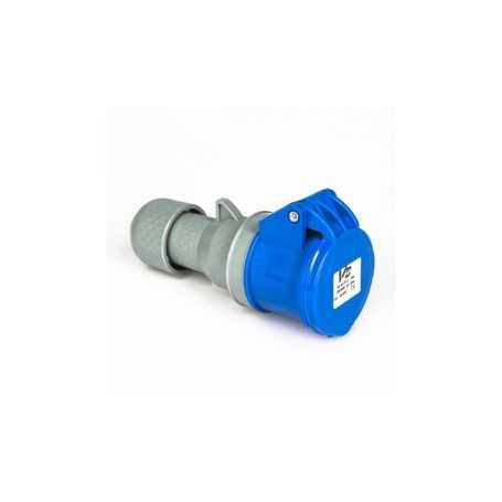 Industrial socket - vb-0223 - 2p+t 16a 230 h6 ip44