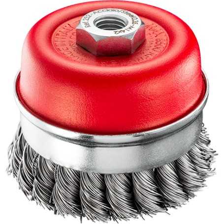 Sit metal cup brush - mm.95-acc.0.50 - m14