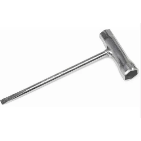 Spark plug wrench - 13 x 19 - and flat screwdriver