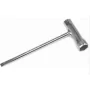 Spark plug wrench - 13 x 19 - and flat screwdriver