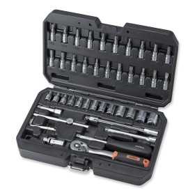 Mundial socket wrench set - 1/4" - 46 pieces - in case