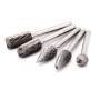 Series of carbide cutters - 6 mm shank. - 5 pieces