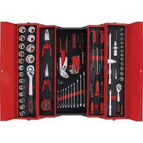 Tool box with 5 compartments - 86 pieces of tools -