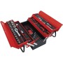 Tool box with 5 compartments - 86 pieces of tools -