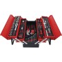 Tool box with 5 compartments - 86 pieces of tools -