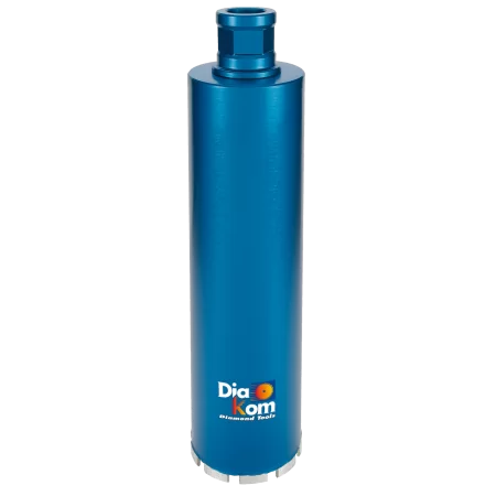 Simple wet core drill - d.122x450x1"1/4 - diakom