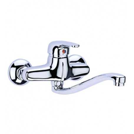 Sink mixer tap - Miro 'series - on the wall