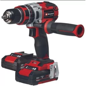 Einhell drill driver - te-cd 18 li - charger + 2x2.0ah