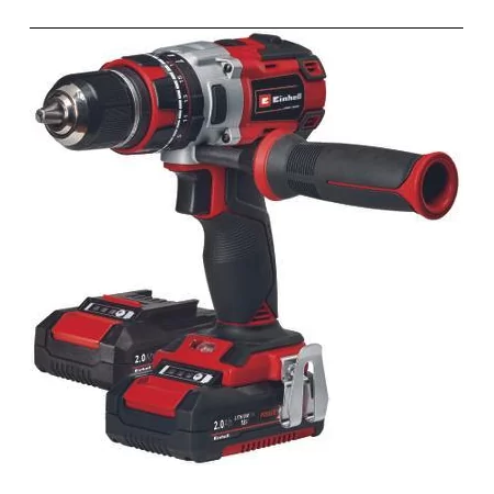 Einhell drill driver - te-cd 18 li - charger + 2x2.0ah