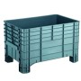 Industrial pallet box - l.300 99x64 h.67 - grey