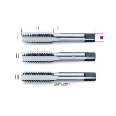 Maschi a mano whitworth beta - 430 asw - 3/8 - pz.3