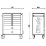 CASSETTIERE 8 DRAWERS GREY RSC24/8-G - Beta RSC24/8-G BETA RSC24/8-G