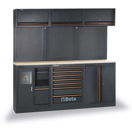 PRO FURNITURE A-2MT WOOD TOP 3MOD+WALL UNITS - Beta C45PRO AW BETA C45PRO AW