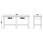 WORKBENCHES STEEL TOP GREY - Beta C56-G BETA C56-G