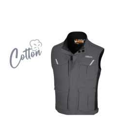 GILET WORK COTTON MEDIUM GREY TG.S - Beta 7937MG S BETA 7937MG S