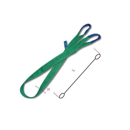 LIFTING BANDS EN1492-1 GREEN 2 TON - L1 - Beta 8153 1-T2 BETA 8153 1-T2