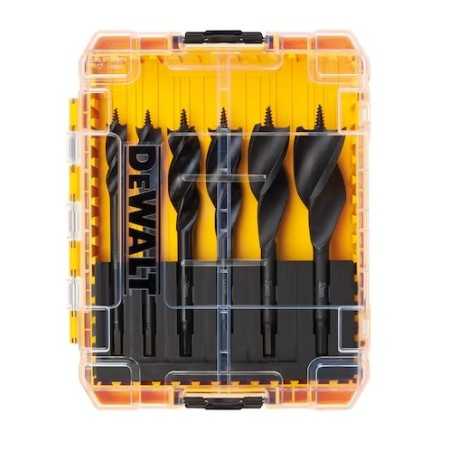 Wood drill bits 3 cutting edges - set of 6 -