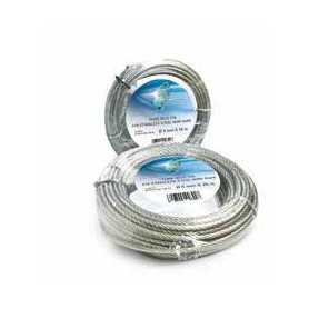 Steel rope 133 wires - dia. 5 x 50m., breaking load: 1.380 KG