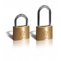 Padlock ft italy classic - mm.25 long bow - brass