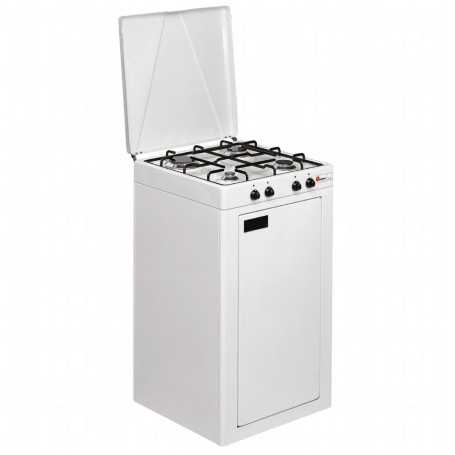 Parker 4-burner mobile stove, white - Model 541 GP