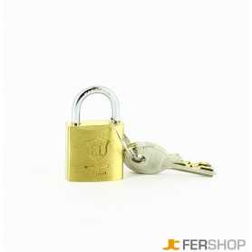 Padlock ft italy classic - mm.20 - brass