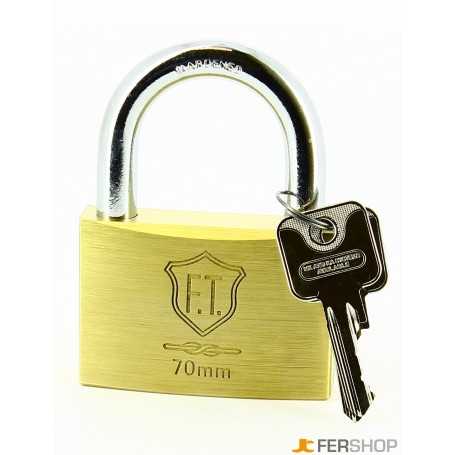 Padlock ft italy classic - mm.70 - brass