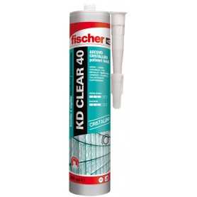 Sealant adhesive fischer - kd, clear, 40 - transparent