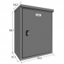 Mailbox w/parcel - xl - charcoal gray