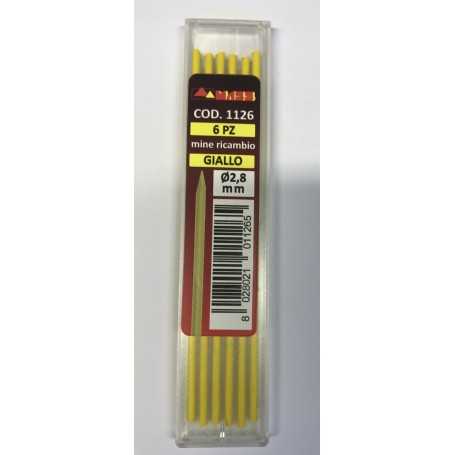 Mina spare pencil mass - 1126 - yellow - d.2,8