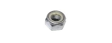 Stainless steel self-locking nut.