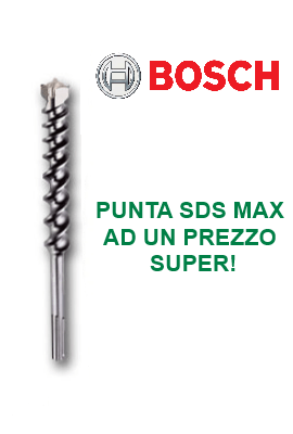 Punte Bosch SDS MAX per laterizi