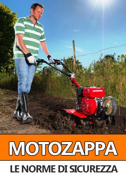 Usare la motozappa: norme di sicurezza