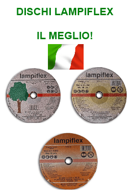 Dischi abrasivi per alluminio, legno e plastica - Lampiflex