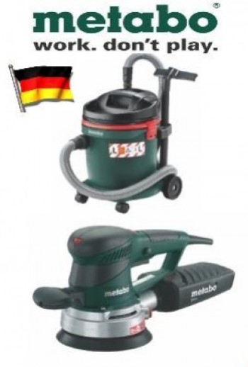 Offer Metabo: sander sxe 450 and vacuum cleaner asa 32l 