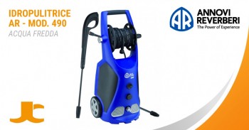 Small high pressure washer Annovi Reverberi AR 490 – Compact and easy to move