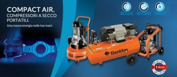 Compressors Gentilin Compact: silent, powerful and compact