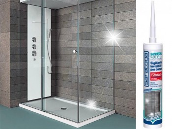 Saratoga Crystal Clear: the transparent sealer is ideal for your shower